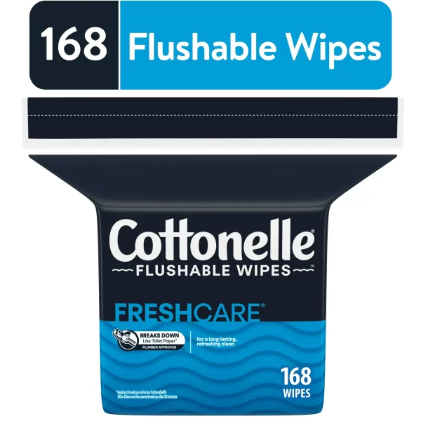 Cottonelle Fresh Care Flushable Wipes 1 Refill Pack 168 Wipes per Pack 357994e8 e30f 48a8 a22c 784c648f785d.82666c2b83d3964c710a09eaadcebf18
