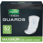 Depend Incontinence Guards Incontinence Pads for Men Bladder Control Pads Maximum 52ct faf75ee8 21b4 4afa 824b e60eb2daeead.6c204a5e96c760ada00645e7ffb5744e