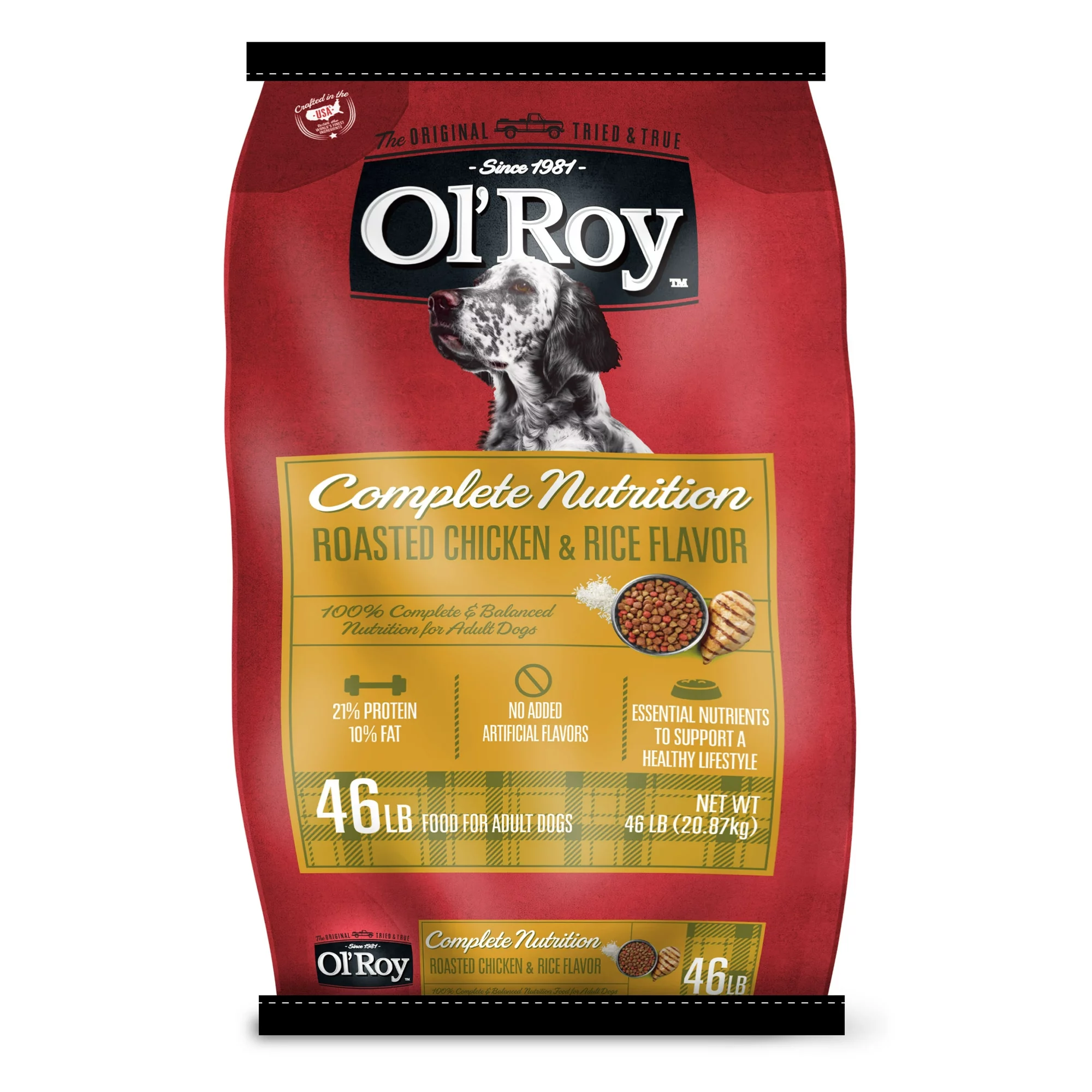 Ol Roy Complete Nutrition Roasted Chicken Rice Flavor Dry Dog Food 46lb Bag 108e6d67 25bb 489a 9ea8 251db5182687.cf9348f26fd8d80d2edf150b941d19dd