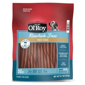 Ol Roy Rawhide Free Peanut Butter Twist Sticks for Dogs 50 Count 09ee936f 9070 45b7 9785 5287f5b08b43.a24758424947a0c088ce02e09972cc8f