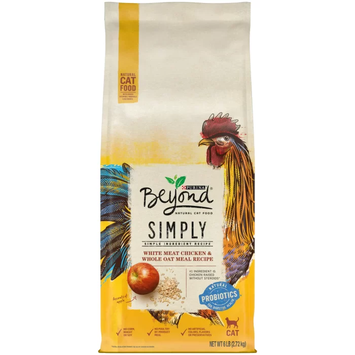 Purina Beyond Natural Limited Ingredient Dry Cat Food Simply White Meat Chicken Whole Oat Meal Recipe 6 lb Bag 830890b1 0458 457c 818a 91b6905e26bf.8515231796b20b31cc128e3de6b52936