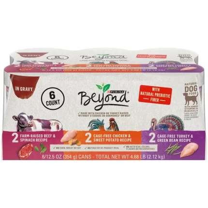 Purina Beyond Wet Dog Food Variety Pack 12 5 oz Cans 6 Pack 247ca798 a374 425f a9d4 d0a04c39db23.16ca5e2aa35c4b750e90f880dc6b7096