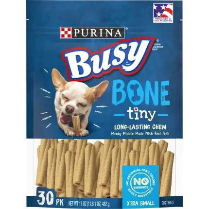 Purina Busy Tiny Real Bacon Long Lasting Chew for Dogs 17 oz Pouch 338f02e1 005e 4ff2 bf5a 7e180e3e4732.a0cc741e94f62905fbad56f10c320198